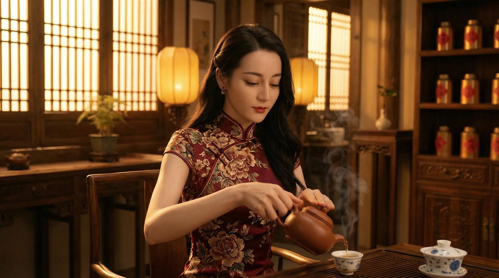91古风茶艺写真视频